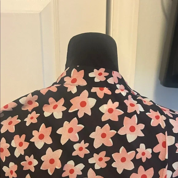 CAbi Black Tunic with Pink Floral Print - Picture 6 of 6